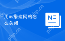 用iis搭建网站怎么关闭