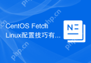 CentOS FetchLinux配置技巧有哪些