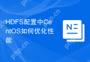 HDFS配置中CentOS如何优化性能