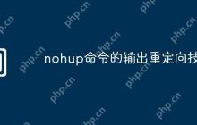 nohup命令的输出重定向技巧