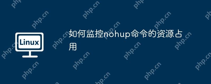 如何监控nohup命令的资源占用