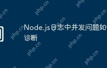 Node.js日志中并发问题如何诊断