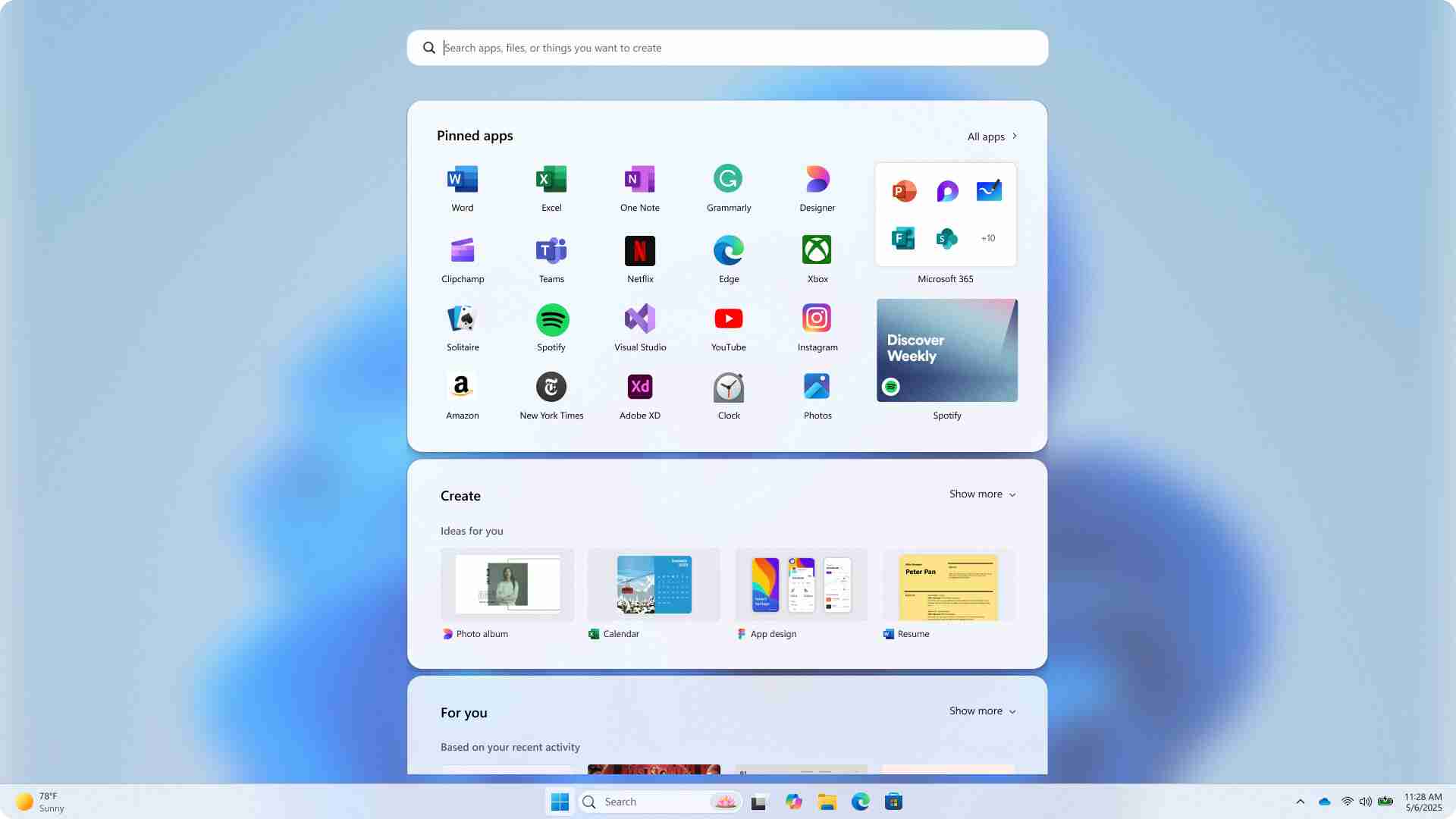 Win11 新版开始菜单上线，四大原则，多项改进