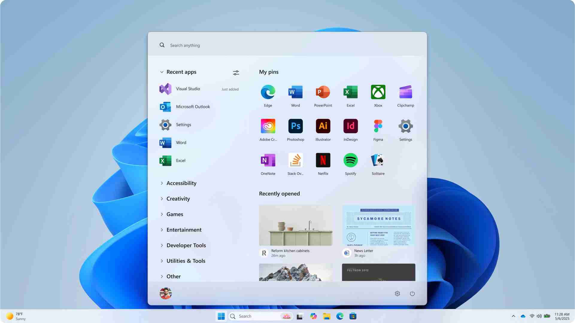 Win11 新版开始菜单上线，四大原则，多项改进