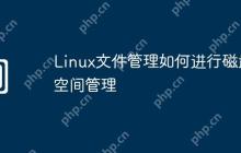 Linux文件管理如何进行磁盘空间管理