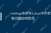 nohup命令在Linux中的安全性问题如何防范