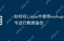 如何在Linux中使用nohup命令进行数据备份