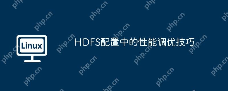 hdfs配置中的性能调优技巧