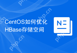 Wie CentOS den HBase -Speicherplatz optimiert