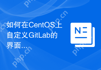So können Sie die Schnittstelle von GitLab auf CentOS anpassen