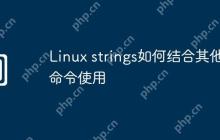 Linux strings如何结合其他命令使用