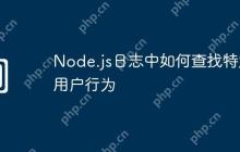 Node.js日志中如何查找特定用户行为