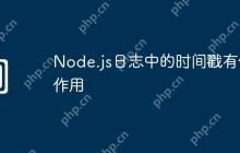 Node.js日志中的时间戳有何作用