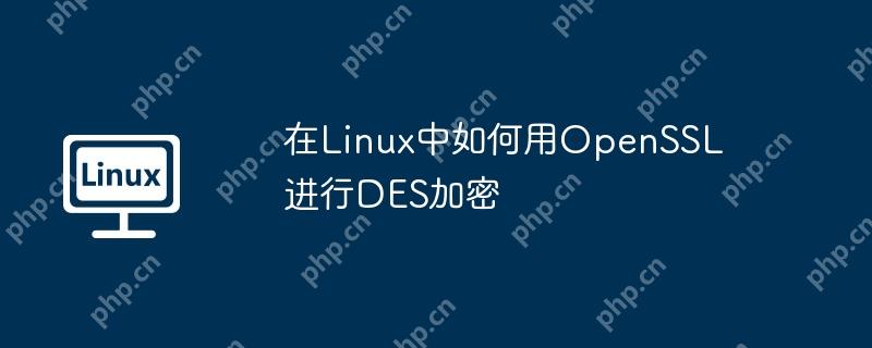 在linux中如何用openssl进行des加密