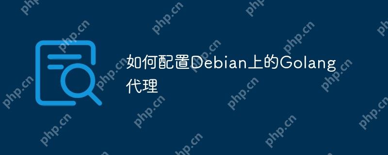 如何配置debian上的golang代理