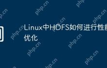 Linux中HDFS如何进行性能优化