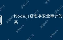 Node.js日志与安全审计的关系