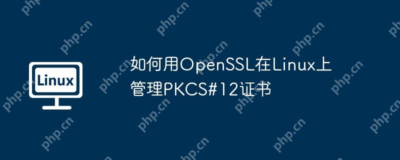如何用OpenSSL在Linux上管理PKCS#12證書