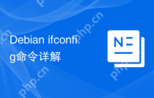 Debian ifconfig命令详解