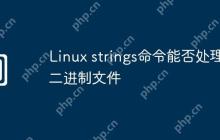 Linux strings命令能否处理二进制文件