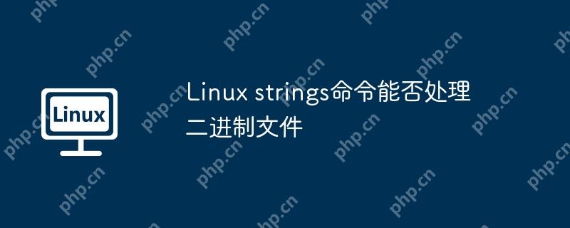 linux strings命令能否处理二进制文件