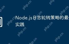 Node.js日志轮转策略的最佳实践