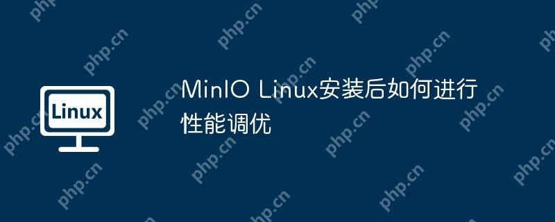 MinIO Linux安裝后如何進行性能調優