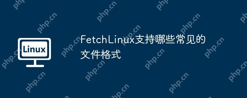 FetchLinux支持哪些常見的文件格式 - 小浪云數據