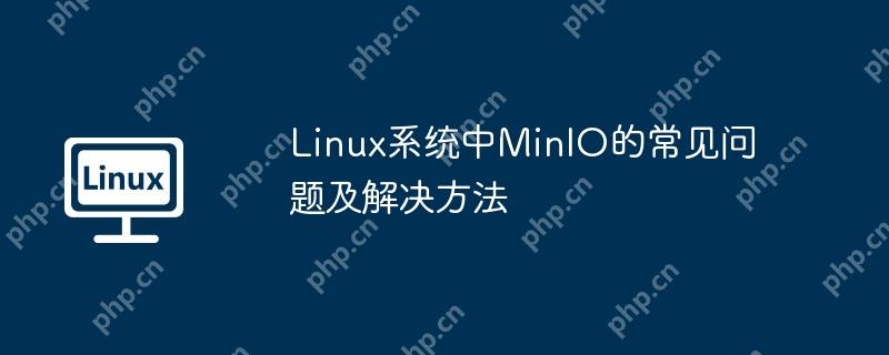 Linux系統中MinIO的常見問題及解決方法