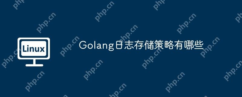 golang日志存储策略有哪些