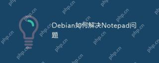 Debian如何解决Notepad问题