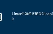 Linux中如何正确关闭copiedir