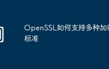 OpenSSL如何支持多种加密标准