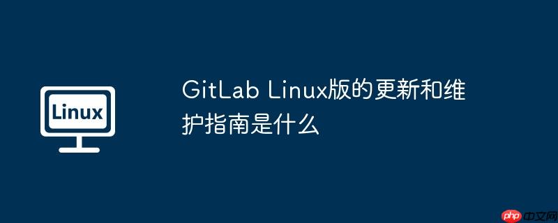 gitlab linux版的更新和维护指南是什么