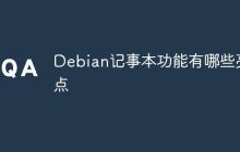 Debian记事本功能有哪些亮点