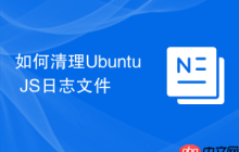 如何清理Ubuntu JS日志文件