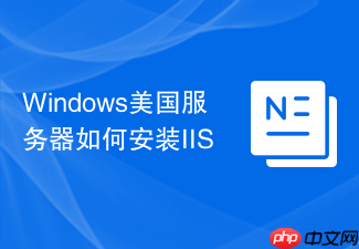 Windows美国服务器如何安装IIS