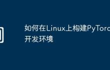 如何在Linux上构建PyTorch开发环境