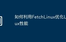 如何利用FetchLinux优化Linux性能