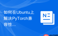 如何在Ubuntu上解决PyTorch兼容性问题