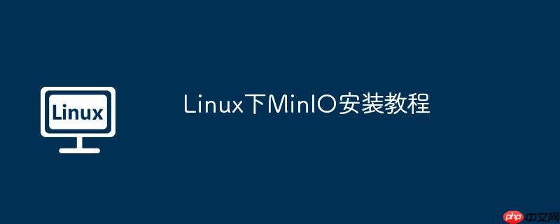 Linux下MinIO安装教程