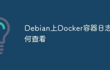 Debian上Docker容器日志如何查看