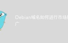 Debian域名如何进行市场推广