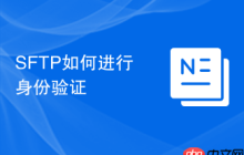 SFTP如何进行身份验证