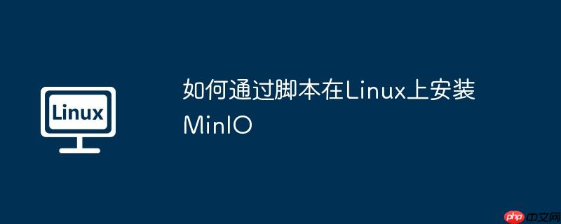 如何通过脚本在Linux上安装MinIO