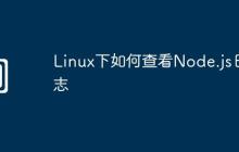 Linux下如何查看Node.js日志