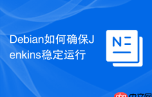 Debian如何确保Jenkins稳定运行