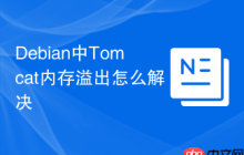 Debian中Tomcat内存溢出怎么解决