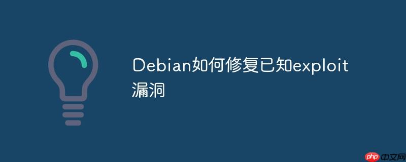 Debian如何修復(fù)已知exploit漏洞 - 小浪云數(shù)據(jù)