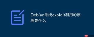 debian系统exploit利用的原理是什么